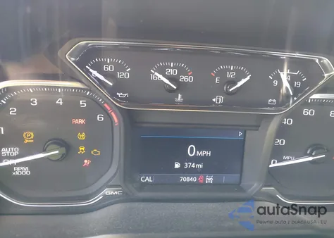 2020 GMC Sierra 1500 4Wd Short Box Elevation from USA, damaged, VIN 3GTU9CED1LG113363